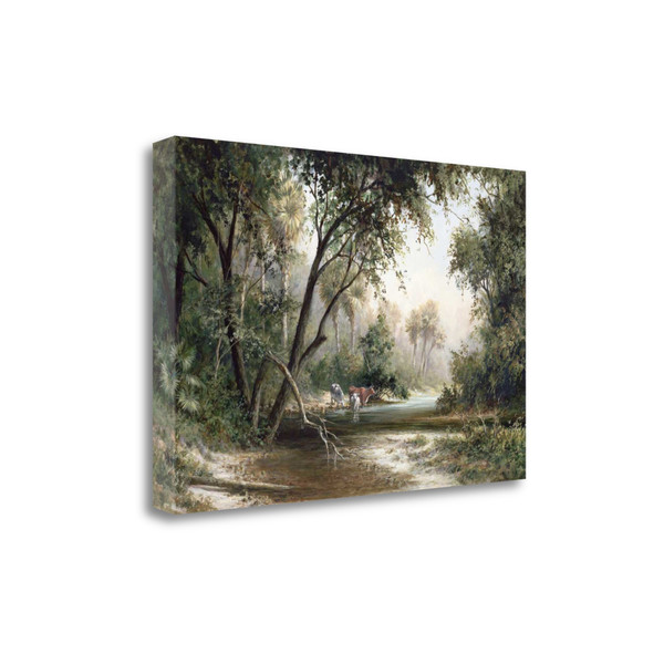 Animals At The Creek 2 Giclee Wrap Canvas Wall Art 440402 By Homeroots