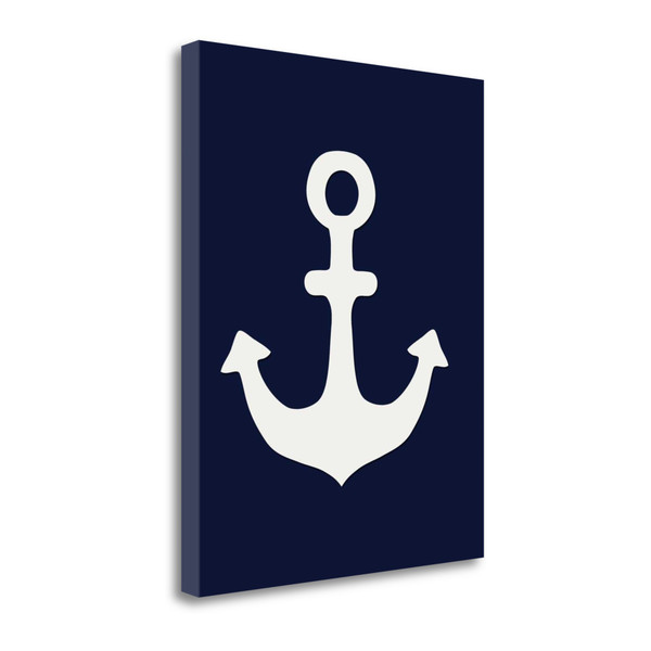18" Anchor'S Down Giclee Wrap Canvas Wall Art 452811 By Homeroots
