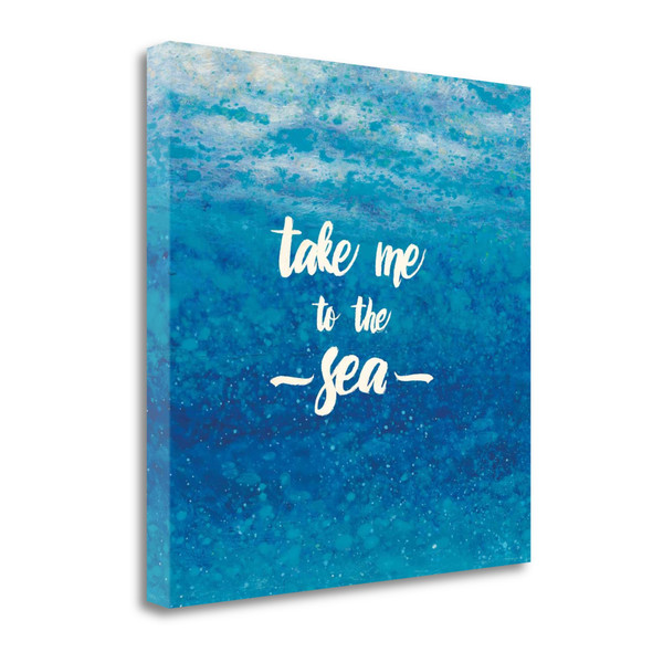 20" Take Me To The Sea Giclee Wrap Canvas Wall Art 465136 By Homeroots