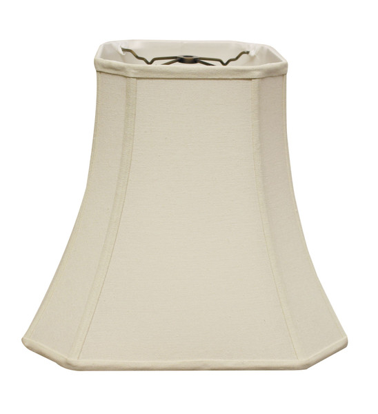14" Inherent Slanted Square Bell Linen Lampshade 469674 By Homeroots
