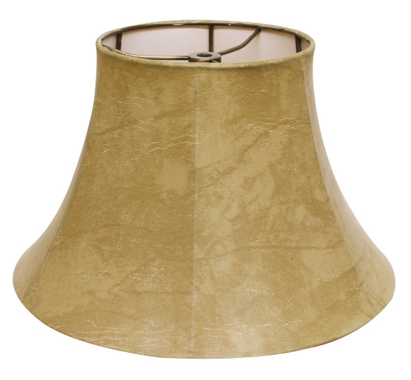 14" Faux Snakeskin Slanted Softback Parchment Lampshade 469820 By Homeroots