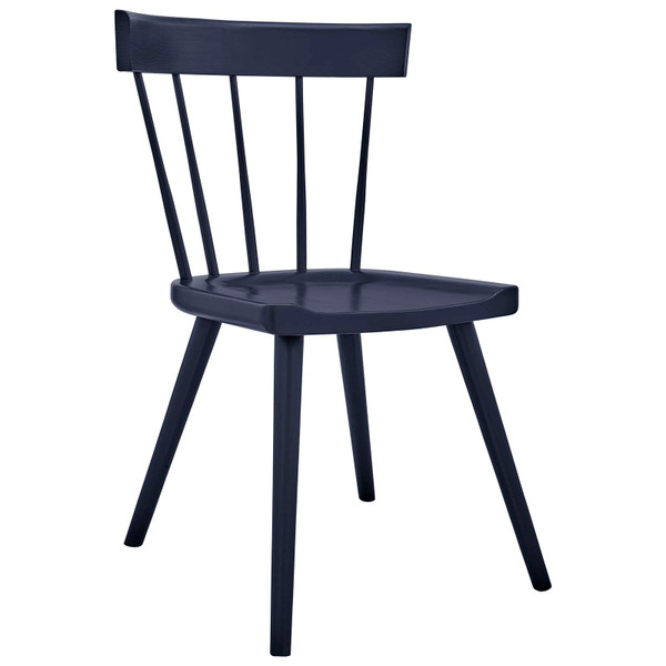 Modway Sutter Wood Dining Side Chair - Midnight Blue EEI-4650-MID