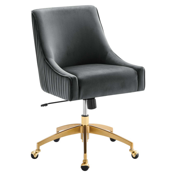 Modway Discern Performance Velvet Office Chair - Gray EEI-5080-GRY