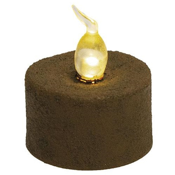 Cinnamon Coated Votive Timer Tealight G84888 By CWI Gifts