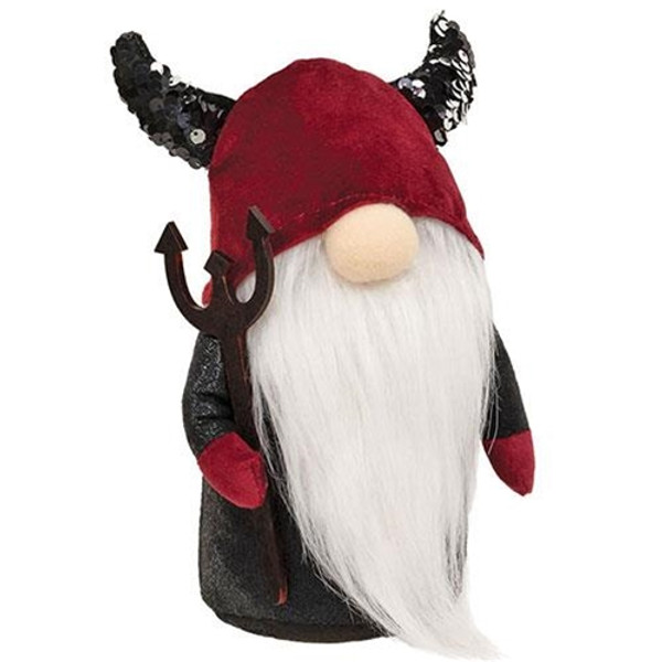 *Halloween Gnome Sequin Devil GADC4134 By CWI Gifts