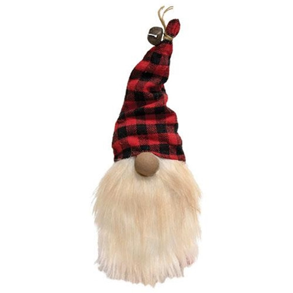 *Buffalo Check Jingle Bell Gnome GCS38141 By CWI Gifts