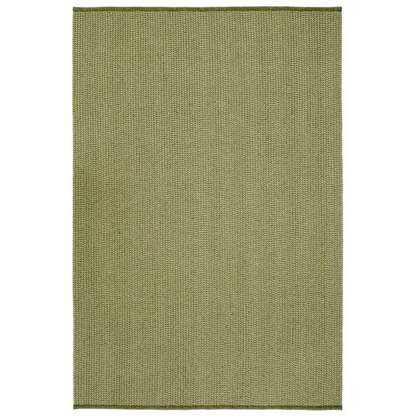 Liora Manne Calais Solid Indoor/Outdoor Rug Green 3'6" x 5'6" CAI46678106