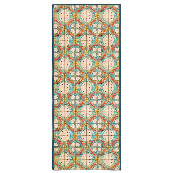 Liora Manne Illusions Shell Tile Indoor/Outdoor Mat Ocean 1'11" x 4'11" ILUR5330004