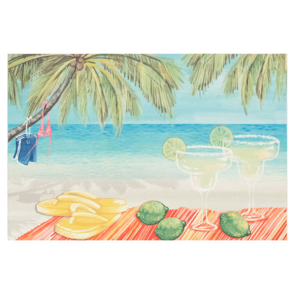 Liora Manne Illusions Beach Party Indoor/Outdoor Mat Multi 1'7" x 2'5" ILU12331644