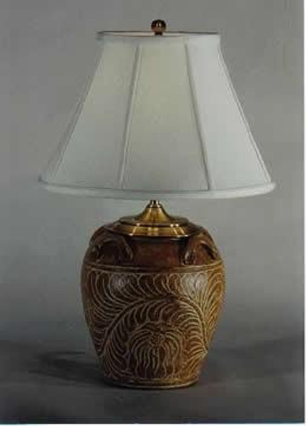 6013 Clayton Ochre Terracotta Table Lamp
