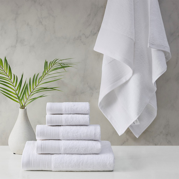 Nuage Cotton Tencel Blend Antimicrbial 6 Piece Towel Set By Beautyrest BR73-3751