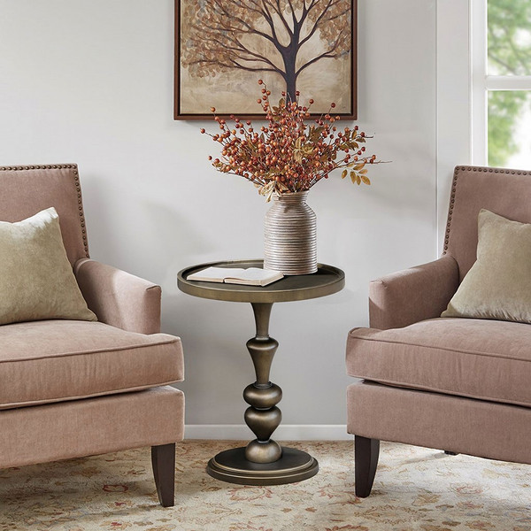 Del Mar Pedestal Accent Table By Madison Park MP125-1190