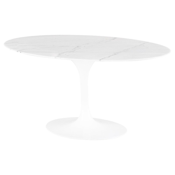 Echo Dining Table - White/White HGEM853 By Nuevo Living