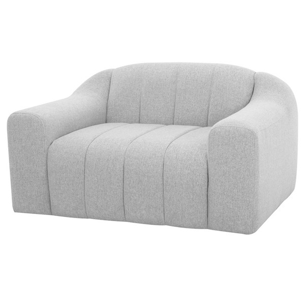Coraline Single Seat Sofa - Linen/Black HGSN437 By Nuevo Living