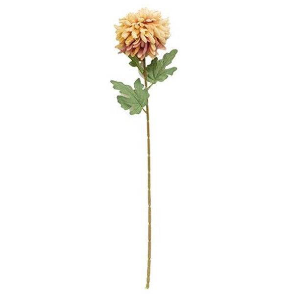 *Chrysanthemum Branch Peach 30" F18236 By CWI Gifts