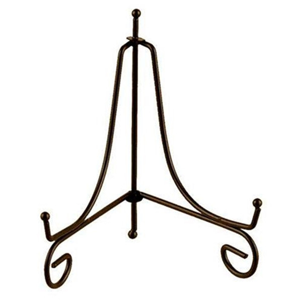 Small Folding Iron Plate Stand G31370 By CWI Gifts