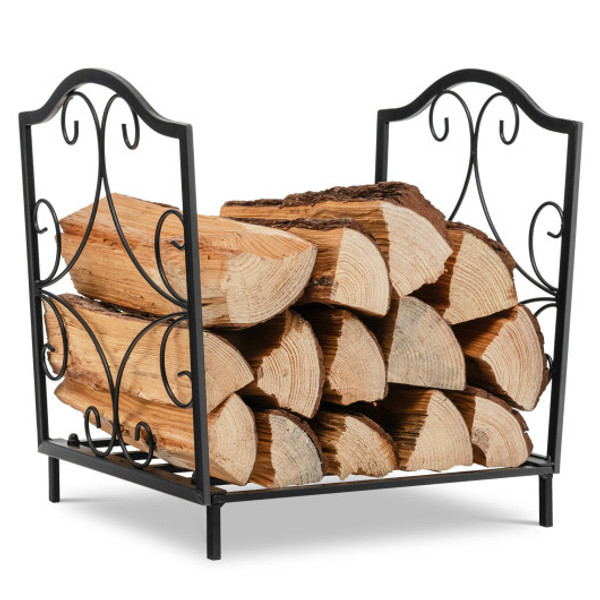 HV10307 Heavy-Duty Steel Firewood Log Rack