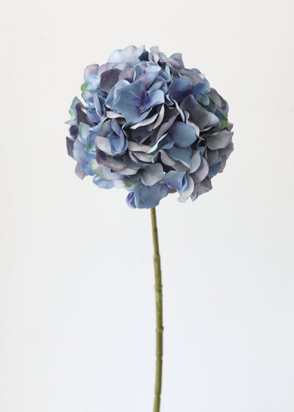Blue Hydrangea Silk Flower - 21" SLK-FSH394-BL By Afloral