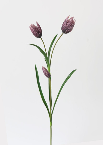 Purple Fritillaria Lily Wildflowers - 27" SLK-FSF276-PU By Afloral