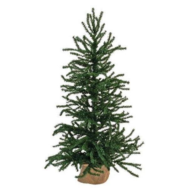 Pine Tree W/Burlap Base 4Ft F03472 By CWI Gifts