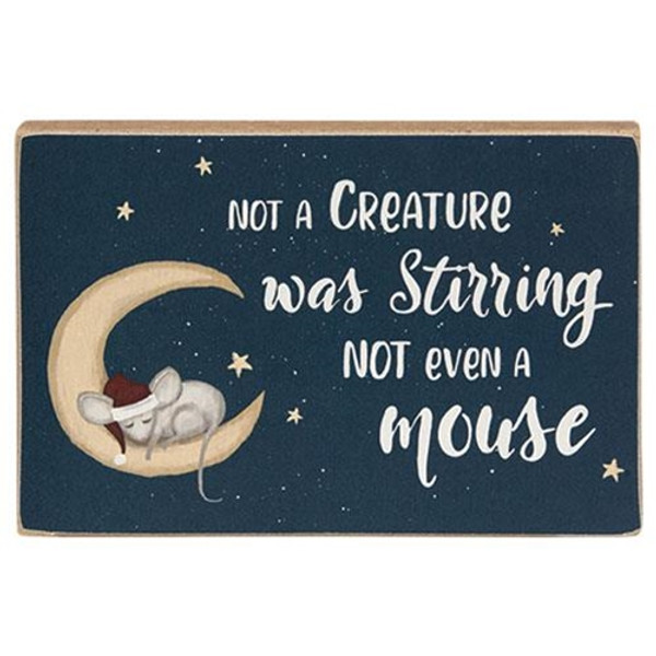 Not A Creature Was Stirring Block G36289 By CWI Gifts