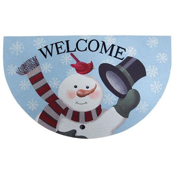 Snowman Welcome Mat G91106 By CWI Gifts