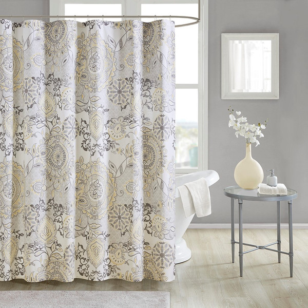 Isla Printed Cotton Shower Curtain By Madison Park MP70-8150