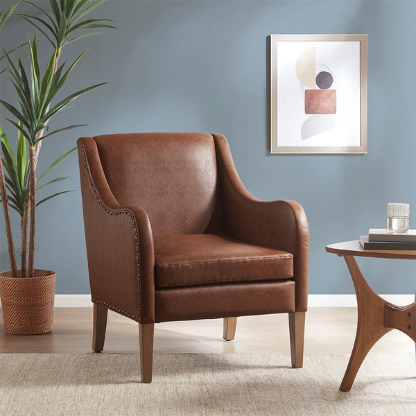 Ferguson Faux Leather Accent Chair By Ink+Ivy II100-0494