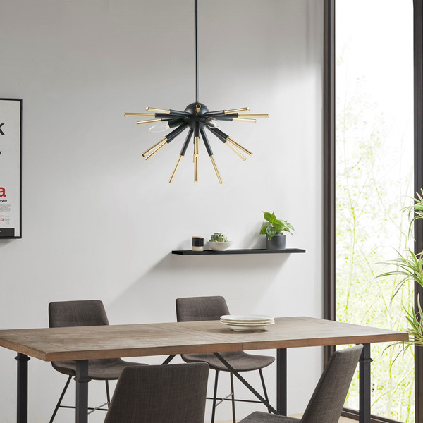 Ely 3-Light Spiked Chandelier By Ink+Ivy II150-0140