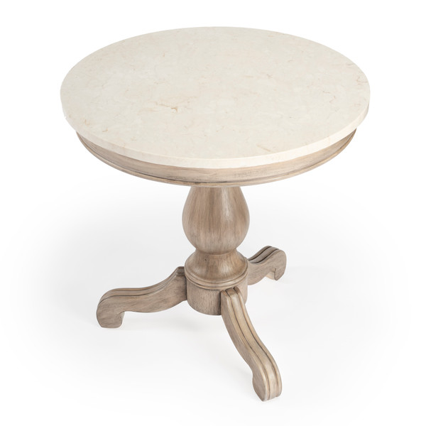 Butler Danielle Marble Accent Table, Light Brown 5515415