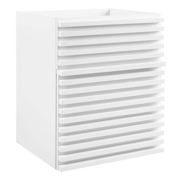Modway Render 18" Wall-Mount Bathroom Vanity Cabinet - White EEI-4848-WHI