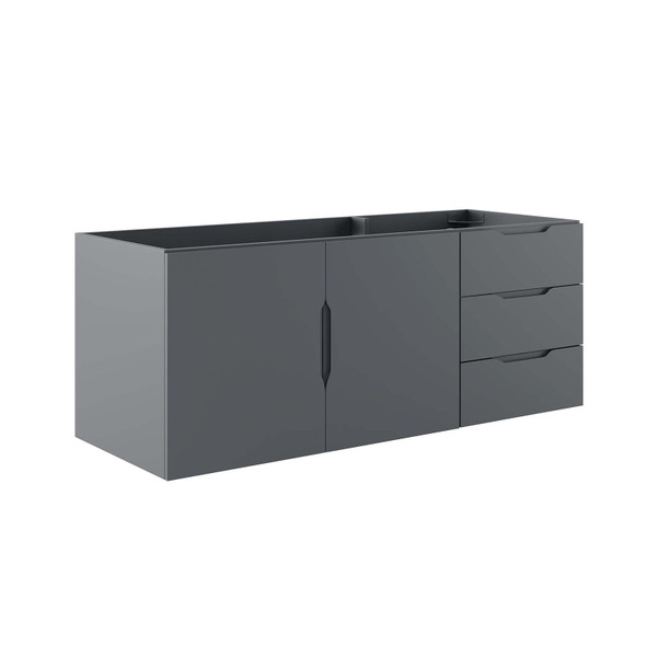 Modway Vitality 48" Bathroom Vanity Cabinet (Sink Basin Not Included) - Gray EEI-4895-GRY