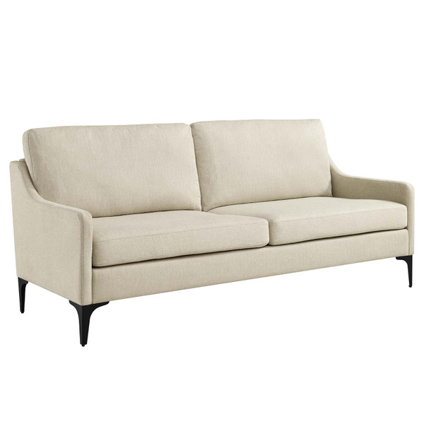 Modway Corland Upholstered Fabric Sofa - Beige EEI-6019-BEI