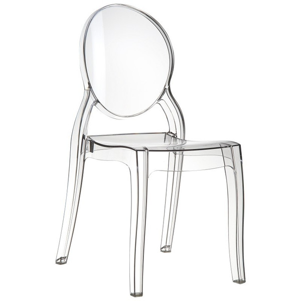 Elizabeth Transparent Clear Dining Chair - Set of 2 ISP034-TCL