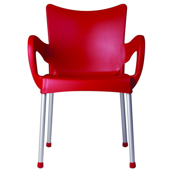 Compamia Romeo Resin Dining Arm Chair Red (Set Of 2) ISP043-RED