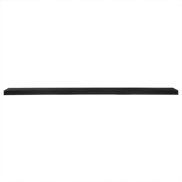 75" Black Wooden Floating Shelf 400824 By Homeroots