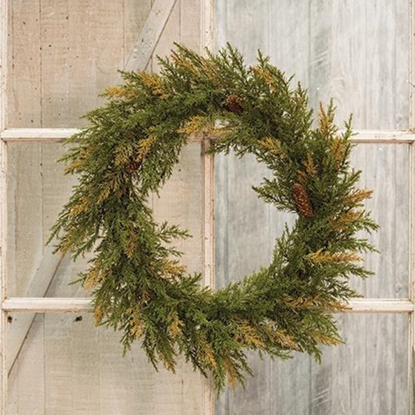 Prickly Pine Wreath, 20" FV91604 By CWI Gifts