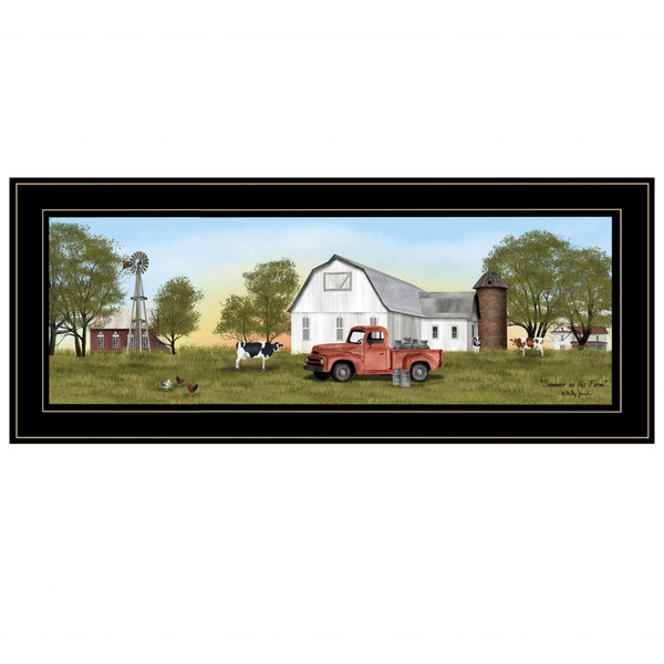 Summer On The Farm 4 Black Framed Print Wall Art 404580 By Homeroots