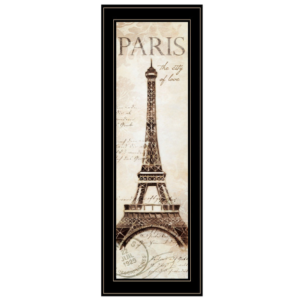 Paris Panel 2 Black Framed Print Wall Art 404752 By Homeroots