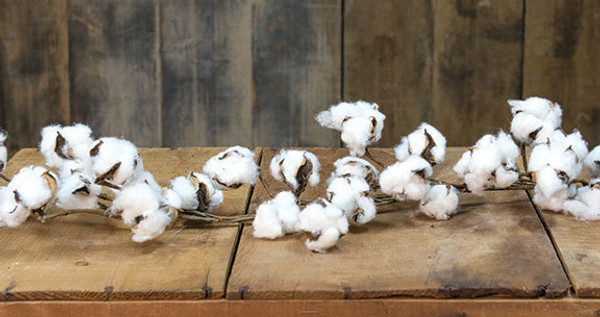 Cotton Ball Garland, 50" FX49350G By CWI Gifts