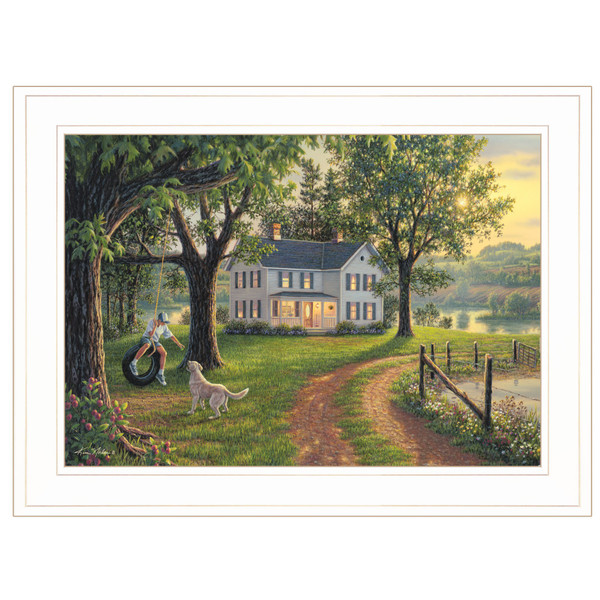Coming Home 1 White Framed Print Wall Art 405500 By Homeroots