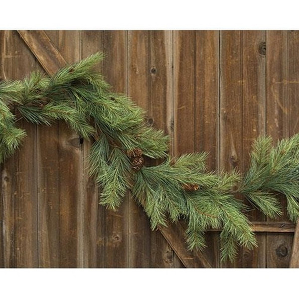 Northern Soft Pine Garland With Cones, 9Ft FXP23369 By CWI Gifts