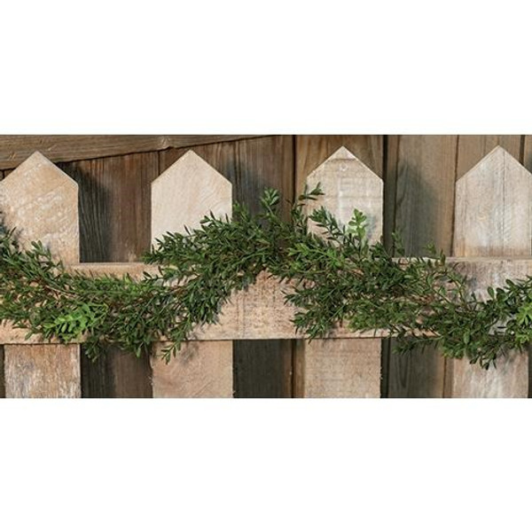 New England Boxwood Garland 6Ft FXP78271 By CWI Gifts