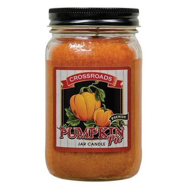 Pumpkin Pie Pint Candle G00138 By CWI Gifts