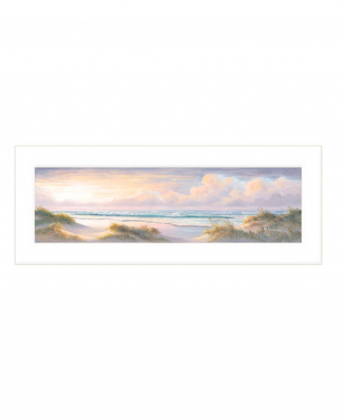 Seascape Ii 1 White Framed Print Wall Art 408119 By Homeroots