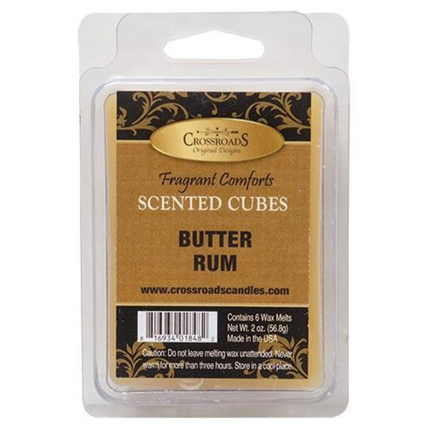 Butter Rum Scent Cubes G01848 By CWI Gifts