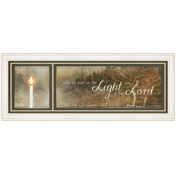 Walk In The Light 2 White Framed Print Wall Art 415686 By Homeroots