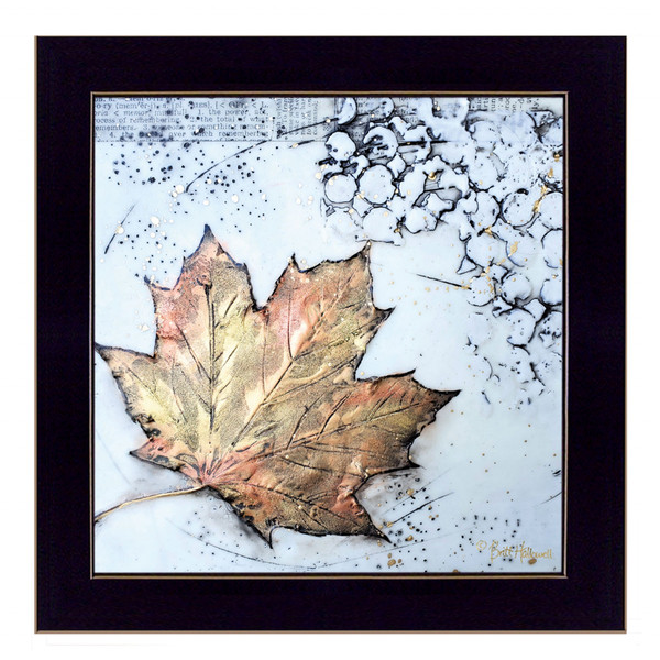Channeling Fall 1 [1] Black Framed Print Wall Art 415833 By Homeroots