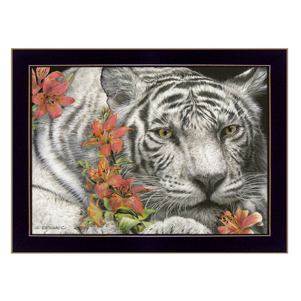 Tiger Lily 1 Black Framed Print Wall Art 415872 By Homeroots