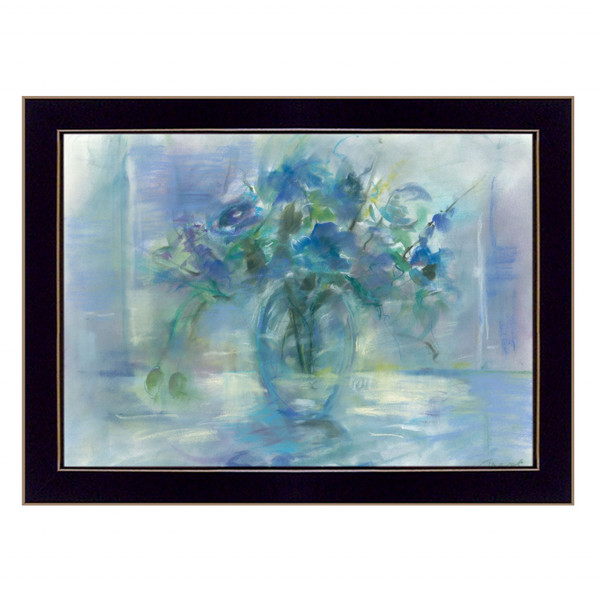 Susies Blue 1 Black Framed Print Wall Art 415900 By Homeroots